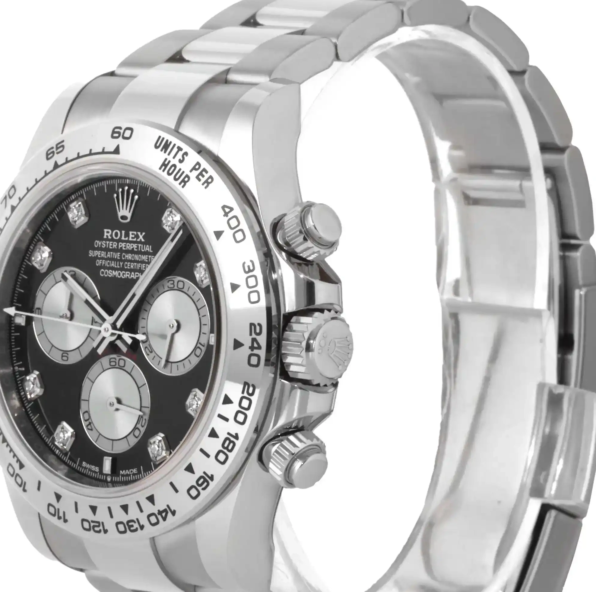 PrestigiousJewelrys Gold Daytona 126509 White Rolex 0627